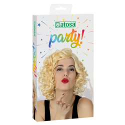 Peluca Marilyn Rubia Adulto - Accesorio Hollywood