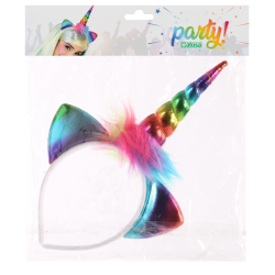 Diadema de Unicornio Multicolor para Adultos – Magia y Fantasía