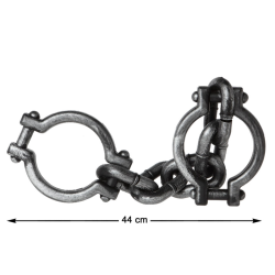 Esposas Grilletes PVC 44cm - Accesorio Imprescindible Presidiario