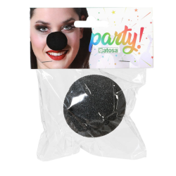 Nariz de Payaso Negra - Accesorio Cómico Esencial