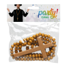 Rosario con Cruz Símil Madera 70cm - Accesorio Religioso