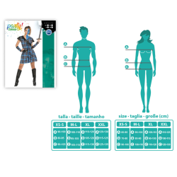 Disfraz de Escocesa Guerrera Adulto - Estilo William Wallace