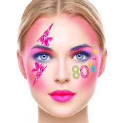 Joyas Faciales Adhesivas 80s