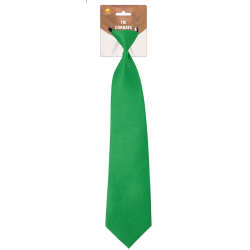 Corbata Verde Adulto 40cm – Accesorio Polivalente para Disfraces