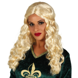 Peluca Rubia con Trenza para Adultos – Estilo y Elegancia para Fiestas