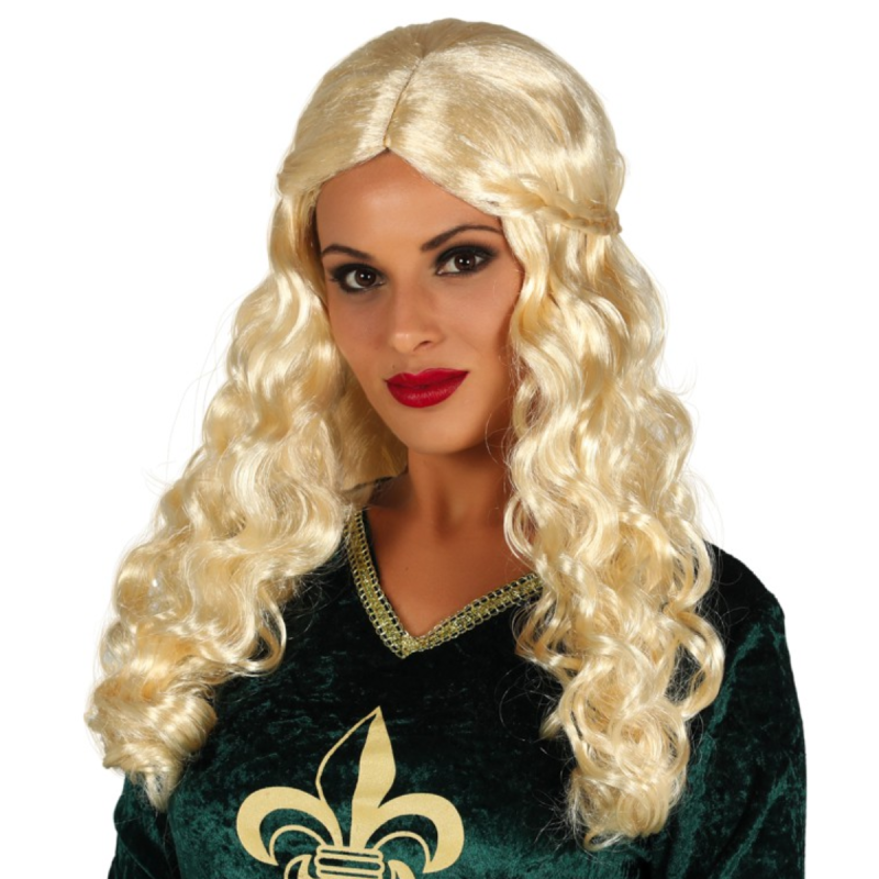 Peluca Rubia con Trenza para Adultos – Estilo y Elegancia para Fiestas