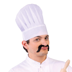 Gorro de Cocinero de Papel para Adultos