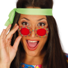 Gafas de Flores Hippie para Adulto - Accesorio Retro Colorido