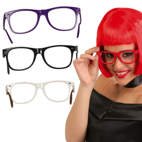 Gafas de Colores Surtidos Sin Cristal - Complemento Perfecto Fiesta