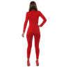 Maillot Rojo de Mujer en Spandex - Elegante y Versátil para Todas las Ocasiones