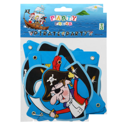 Guirnalda de Fiesta Temática Pirata - Decoración de 144 x 11 cm