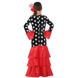 Disfraz de Flamenca Rojo para Niña – Ideal para Feria de Abril