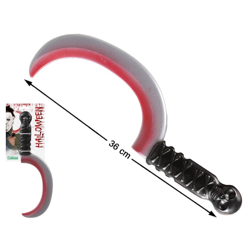 ACCESORIO HOZ HALLOWEEN GRIS SANGRIENTA