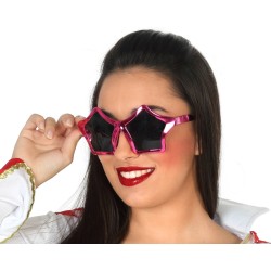 GAFAS ESTRELLAS FUCSIA MUJER ADULTO