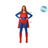 DISFRAZ HEROE COMIC TRAJE ROJO MUJER ADULTO