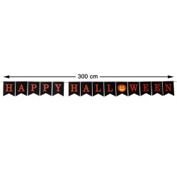 ACCESORIO DECORACIÓN GUIRNALDA HALLOWEEN DESECHABLE