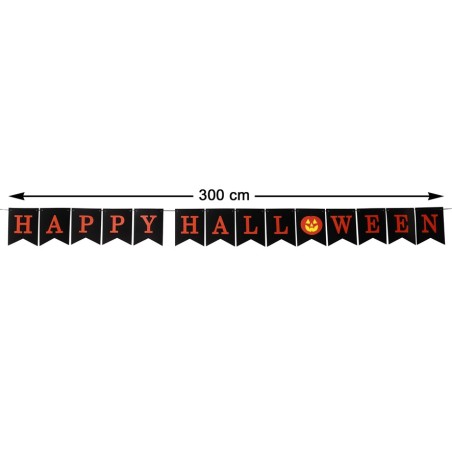 ACCESORIO DECORACIÓN GUIRNALDA HALLOWEEN DESECHABLE