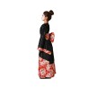 DISFRAZ GEISHA KIMONO NEGRO NIÑA INFANTIL