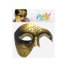 ANTIFAZ VENECIA DORADO NEGRO MUJER ADULTO