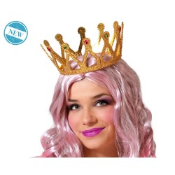 CORONA FANTASÍA REY DORADO MUJER ADULTO