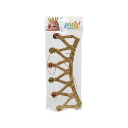 CORONA FANTASÍA REY DORADO MUJER ADULTO