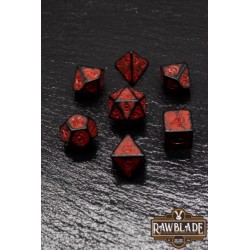 RAWBLADE ANCIENT SET DADOS RED(7)