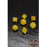 RAWBLADE GEMSTONE SET DADOS AMBER (7)