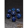 RAWBLADE GLITTER SET DADOS DARK BLUE (7)