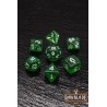 RAWBLADE GLITTER SET DADOS GREEN (7)