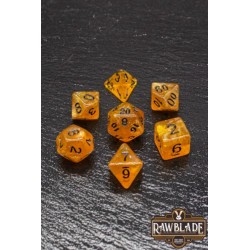 RAWBLADE GLITTER SET DADOS ORANGE (7)