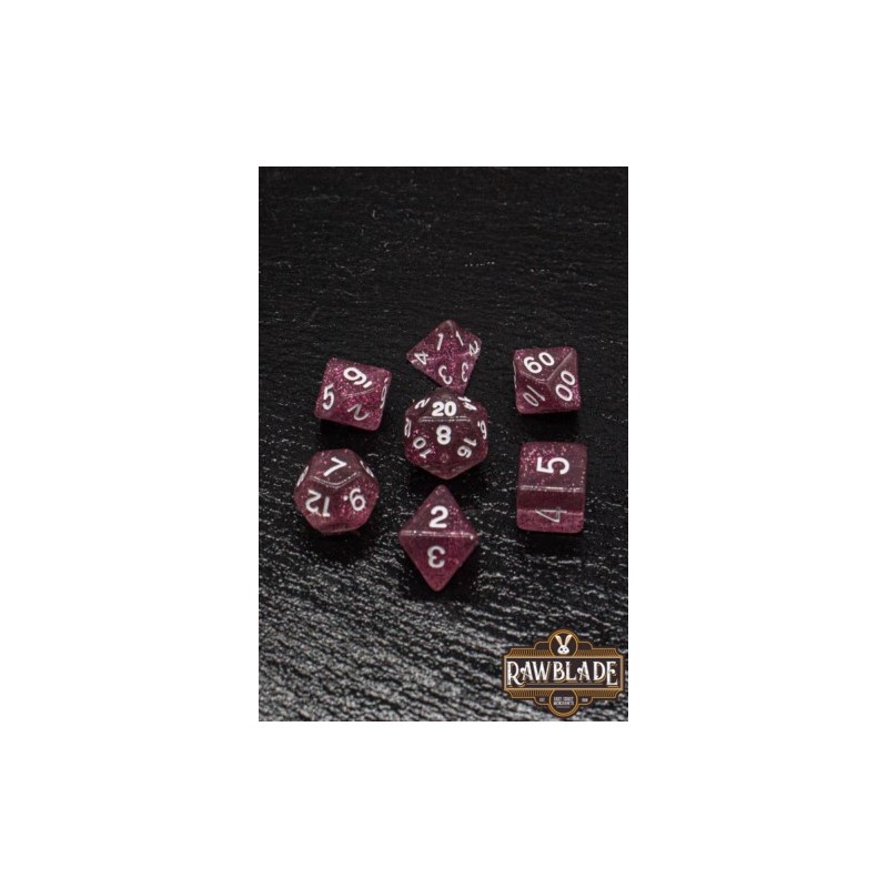 RAWBLADE GLITTER SET DADOS PURPLE (7)