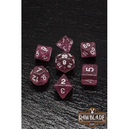 RAWBLADE GLITTER SET DADOS PURPLE (7)