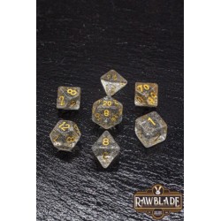 RAWBLADE GLITTER SET DADOS WHITE (7)