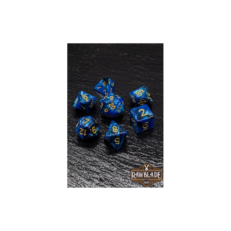 RAWBLADE MARBLE SET DADOS BLU/BLA (7)