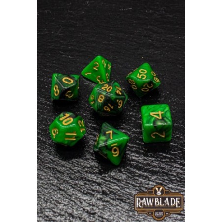 RAWBLADE MARBLE SET DADOS GREE/BLA (7)