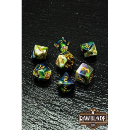 RAWBLADE MARBLE 4 CO SET DADOS FOREST (7)