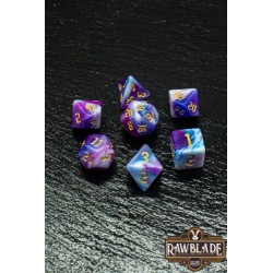 RAWBLADE MARBLE 4 CO SET DADOS MIDNIGHT  (7)