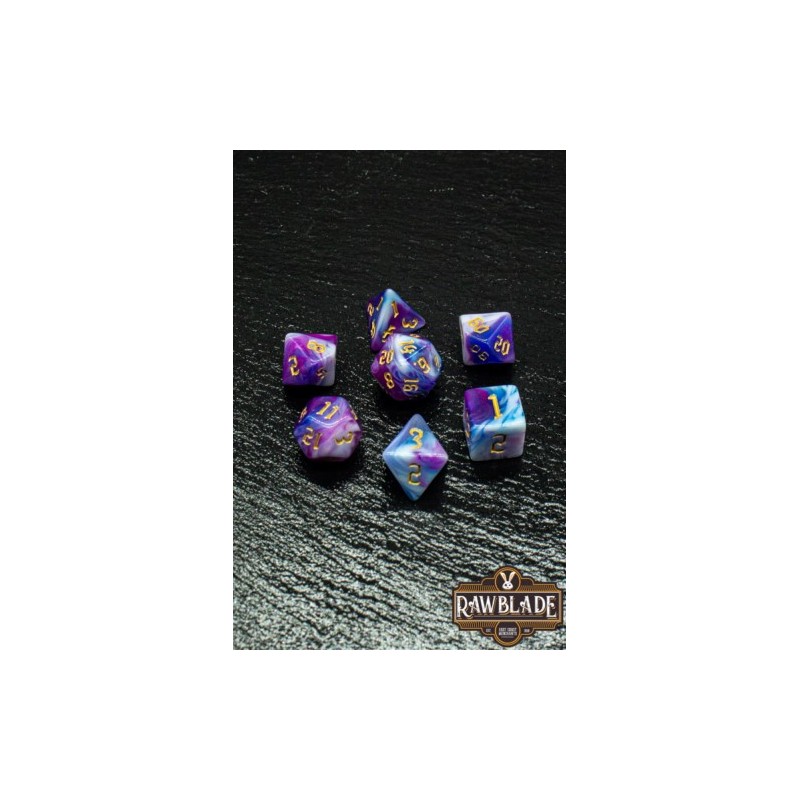 RAWBLADE MARBLE 4 CO SET DADOS MIDNIGHT  (7)