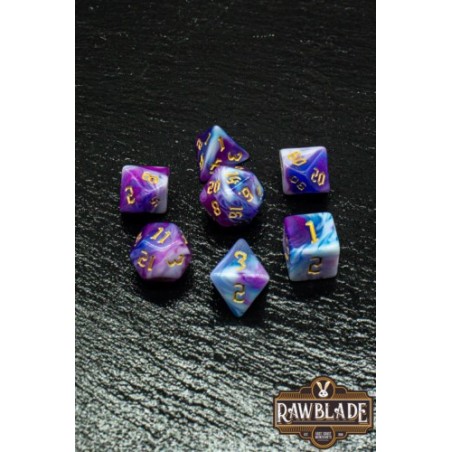 RAWBLADE MARBLE 4 CO SET DADOS MIDNIGHT  (7)