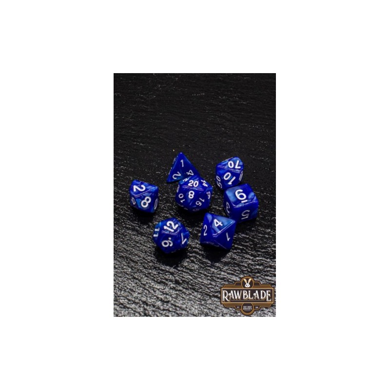 RAWBLADE MARBLE SET DADOS DARK NAVY  (7)