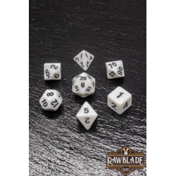 RAWBLADE MARBLE SET DADOS WHITE  (7)