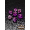RAWBLADE TRANSPARENT GAL SET DADOS PURPLE  (7)