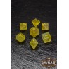 RAWBLADE TRANSPARENT GAL SET DADOS YELLOW (7)
