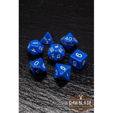 RAWBLADE OPAQUE SET DADOS BLUE (7)