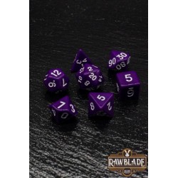 RAWBLADE OPAQUE SET DADOS PURPLE (7)