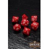 RAWBLADE OPAQUE SET DADOS RED  (7)