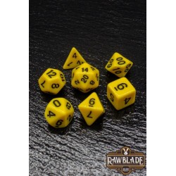 RAWBLADE OPAQUE SET DADOS YELLOW(7)