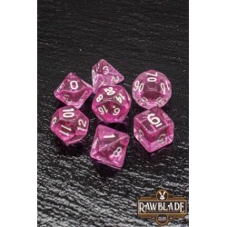 RAWBLADE TRANSPARENT SET DADOS BUBBLEGUM  (7)