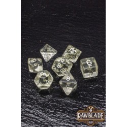 RAWBLADE TRANSPARENT SET DADOS CLEAR (7)
