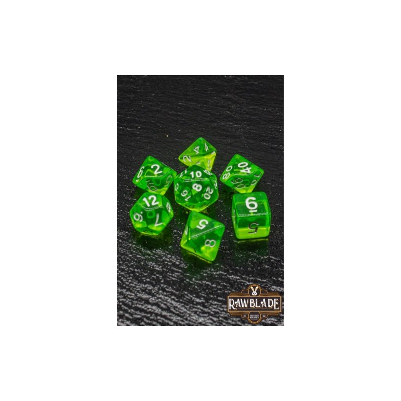 RAWBLADE TRANSPARENT SET DADOS LIMA (7)